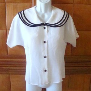 SBM Sport Women's Scoop-neck Polyester Casual Blouse Size Small